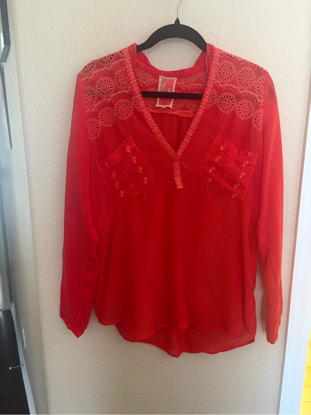 Johnny Was Red Tunic - Picture 2 of 13